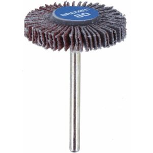 Dremel 2615050432 Ruota abrasiva - P80 - 28,6mm - 35.000 rpm Dremel 2615050432 Ruota abrasiva - P80 - 28,6mm - 35.000 rpm