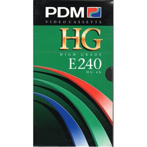 PDM E240 VHS Videoband - Hoge Kwaliteit met Dolby Surround PDM E240 VHS Videoband - Hoge Kwaliteit met Dolby Surround