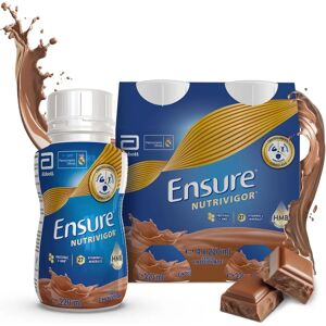 Ensure Nutrivigor Bebida de Chocolate - 4x220ml - Proteínas y Vitaminas Ensure Nutrivigor Bebida de Chocolate - 4x220ml - Proteínas y Vitaminas