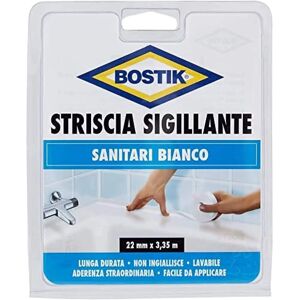 Bostik Bande d'étanchéité - 22mm x 3,35m - Imperméable, Auto-adhésive - Pour Salles de Bains & Cuisines - Publicité Bostik Bande d'étanchéité - 22mm x 3,35m - Imperméable, Auto-adhésive - Pour Salles de Bains & Cuisines - Publicité