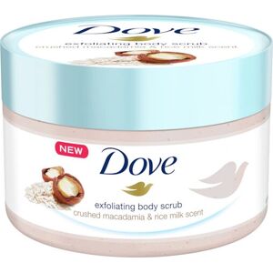 Dove Cream shower scrub macadamia & rice milk (225ml) Dove Cream shower scrub macadamia & rice milk (225ml)