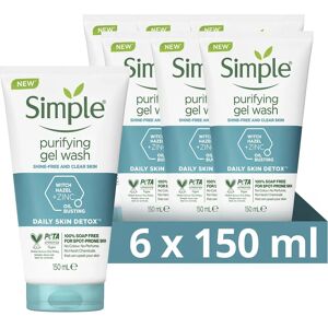 Simple Daily Skin Detox Purifying Face Wash - Oily Skin - 150ml Simple Daily Skin Detox Purifying Face Wash - Oily Skin - 150ml