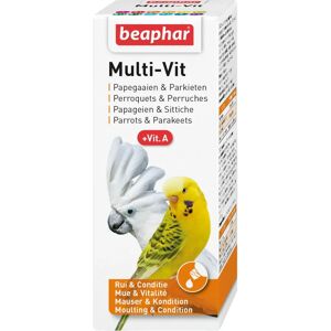 Beaphar Multi-Vitamin Papegaai - 50 ml - Vitamines pour perroquets - Publicité Beaphar Multi-Vitamin Papegaai - 50 ml - Vitamines pour perroquets - Publicité