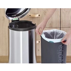 Brabantia NewIcon Pedal Prullenbak - 30L - Mat Staal Brabantia NewIcon Pedal Prullenbak - 30L - Mat Staal