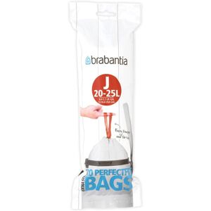Sacchetto della spazzatura Brabantia J Bianco - 23L, 20 pezzi Sacchetto della spazzatura Brabantia J Bianco - 23L, 20 pezzi
