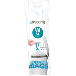Brabantia White 5L Trash Bag - Bin Liners Brabantia White 5L Trash Bag - Bin Liners