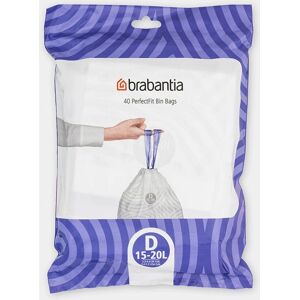 Brabantia Trash Bag 20L White - Bin Liners Dispenser Pack Brabantia Trash Bag 20L White - Bin Liners Dispenser Pack