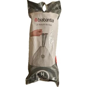 Brabantia H White Waste Bin Bags - 50-60L Brabantia H White Waste Bin Bags - 50-60L