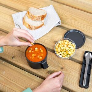 Brabantia Make & Take Soup Mug - 600ml - Grey Brabantia Make & Take Soup Mug - 600ml - Grey