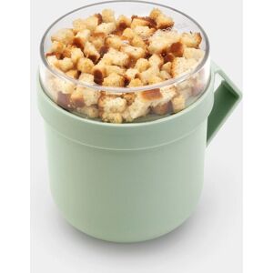 Brabantia Make & Take Soup Mug 600ml Green - Leakproof, Handle, Large Opening Brabantia Make & Take Soup Mug 600ml Green - Leakproof, Handle, Large Opening