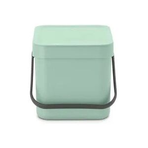 Brabantia Sort & Go Waste Bin 6L Green - Compact Recycle Bin with Lid Brabantia Sort & Go Waste Bin 6L Green - Compact Recycle Bin with Lid