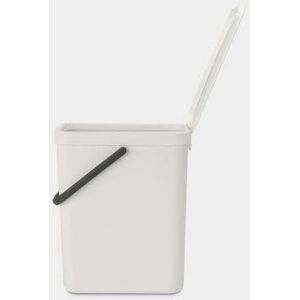 Brabantia Sort & Go 25 L Light Grey Rubbish Bin - Recycling Trash Can Brabantia Sort & Go 25 L Light Grey Rubbish Bin - Recycling Trash Can