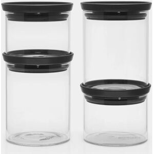 Brabantia 217463 Stapelbare glazen potten - Keukenopslag Brabantia 217463 Stapelbare glazen potten - Keukenopslag