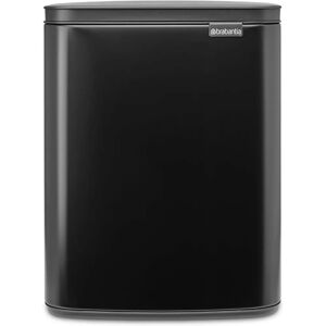 Brabantia BO Waste Bin 12L - Space efficient - Black Brabantia BO Waste Bin 12L - Space efficient - Black