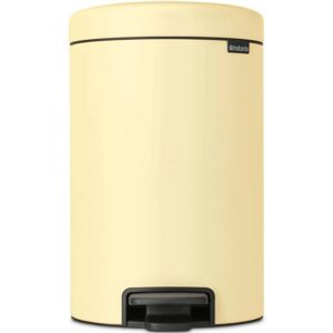 Brabantia NewIcon Pedal Bin - 12L - Jaune - Poubelle de Cuisine - Publicité Brabantia NewIcon Pedal Bin - 12L - Jaune - Poubelle de Cuisine - Publicité
