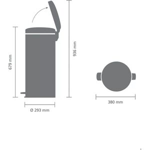 Brabantia newIcon 30 L - jadegroen Brabantia newIcon 30 L - jadegroen