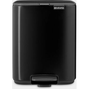 Brabantia Bo 7 L Poubelle à pédale en acier - Poubelle à pédale, noire, 7L - Publicité Brabantia Bo 7 L Poubelle à pédale en acier - Poubelle à pédale, noire, 7L - Publicité