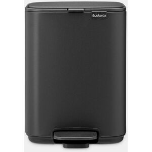 Brabantia Bo 4 L Rectangular Steel Grey - Waste Bin Brabantia Bo 4 L Rectangular Steel Grey - Waste Bin
