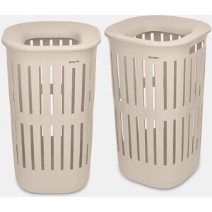 Cesta de ropa Brabantia Collect-It - 55L, Plástico reciclado, Beige Cesta de ropa Brabantia Collect-It - 55L, Plástico reciclado, Beige