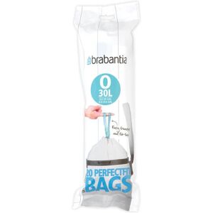 Brabantia 30L White Trash Bags - 20 pcs Brabantia 30L White Trash Bags - 20 pcs