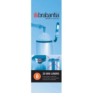 Brabantia B 5L Trash Bag - Tailored Fit, Easy Seal, 20 Pack Brabantia B 5L Trash Bag - Tailored Fit, Easy Seal, 20 Pack