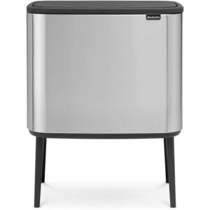 Brabantia 316081 Rostfritt Stål Sopbehållare - 33L, Rektangulär, Svart Brabantia 316081 Rostfritt Stål Sopbehållare - 33L, Rektangulär, Svart
