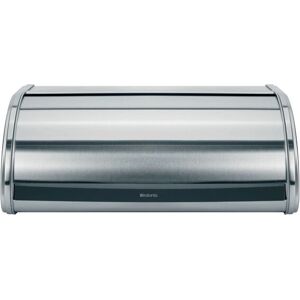 Brabantia Cutie de pâine din oțel mat cu capac glisant - Oțel inoxidabil - Cutie de pâine Brabantia Cutie de pâine din oțel mat cu capac glisant - Oțel inoxidabil - Cutie de pâine