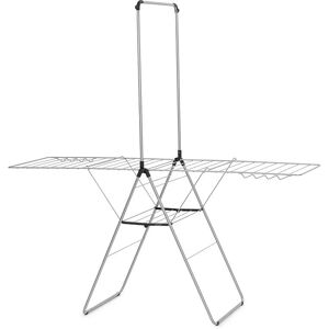 Brabantia HangOn Laundry Drying Rack - 25m, Metallic Gray, Adjustable, Compact Brabantia HangOn Laundry Drying Rack - 25m, Metallic Gray, Adjustable, Compact