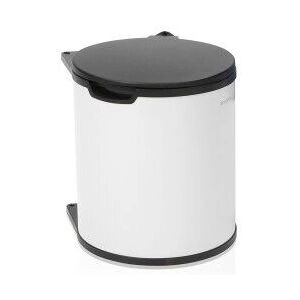 Brabantia 428081 Bidone - Compatto, 15L, Nero/Bianco Brabantia 428081 Bidone - Compatto, 15L, Nero/Bianco