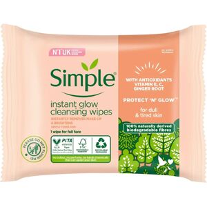 Simple Brand Model Protect 'N' Glow Biodegradable Wipes - Wipes Simple Brand Model Protect 'N' Glow Biodegradable Wipes - Wipes