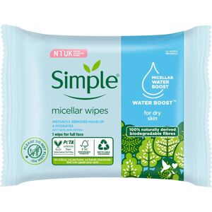 Simple Micellar Wipes with Glycerin & Pro-Vitamin B5 - Micellar Wipes Simple Micellar Wipes with Glycerin & Pro-Vitamin B5 - Micellar Wipes