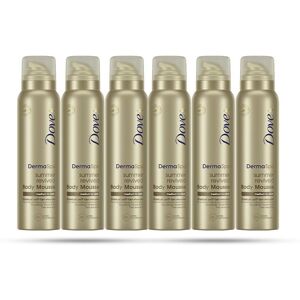 Dove Derma Spa Self Tan Body Mousse Summer Revived - Medium/Dark - 6x150ml Dove Derma Spa Self Tan Body Mousse Summer Revived - Medium/Dark - 6x150ml