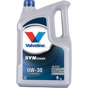 Huile moteur Valvoline Synpower XL-III C3 0W-30 - 5L - Publicité Huile moteur Valvoline Synpower XL-III C3 0W-30 - 5L - Publicité