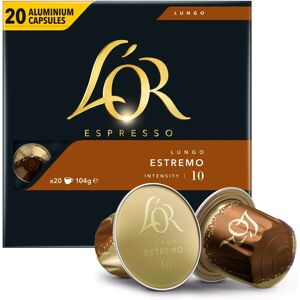 L'OR Lungo Estremo XL Koffiecapsules - 20 Stuks L'OR Lungo Estremo XL Koffiecapsules - 20 Stuks