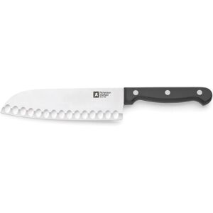 Richardson Sheffield Artisan Santoku - Zwart Roestvrij Staal Keukensmes 17,5cm Richardson Sheffield Artisan Santoku - Zwart Roestvrij Staal Keukensmes 17,5cm