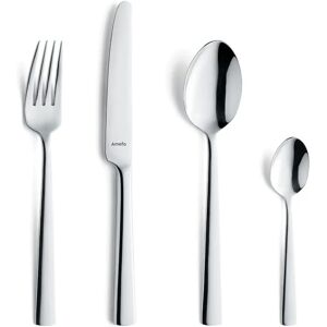 Amefa Moderno 16-Piece Silver Cutlery Set - Cutlery Set Amefa Moderno 16-Piece Silver Cutlery Set - Cutlery Set