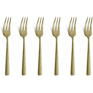Fourchettes à dessert Amefa Felicity - 6 pcs - Satin Champagne - Publicité Fourchettes à dessert Amefa Felicity - 6 pcs - Satin Champagne - Publicité