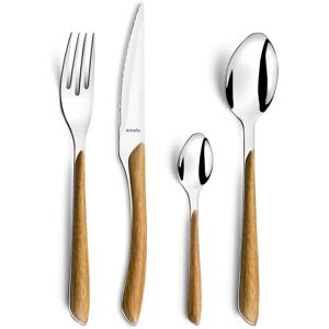 Set de Cubiertos Amefa Eclat Nature 16 pzas - Juego de Cubiertos Set de Cubiertos Amefa Eclat Nature 16 pzas - Juego de Cubiertos