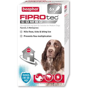 Beaphar FIPROtec COMBO for Medium Dogs - Flea & Tick Treatment Beaphar FIPROtec COMBO for Medium Dogs - Flea & Tick Treatment