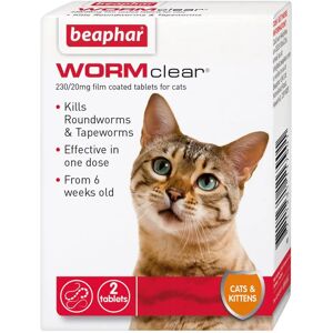 Beaphar WORMclear Cat Tablets - Treats All Worms - UK Beaphar WORMclear Cat Tablets - Treats All Worms - UK