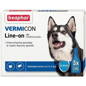 Beaphar VERMIcon Line-on Dog M - Parasithämmande för medelstora hundar Beaphar VERMIcon Line-on Dog M - Parasithämmande för medelstora hundar
