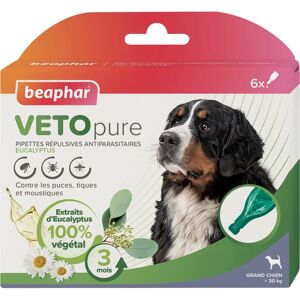 Beaphar Vetopure Pipette Antiparasitaire Naturelle pour Chien - Publicité Beaphar Vetopure Pipette Antiparasitaire Naturelle pour Chien - Publicité