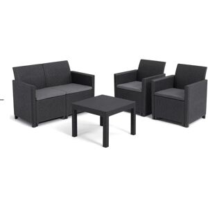Ensemble de jardin Keter Alice 4 pièces - Mobilier en résine extérieur - Publicité Ensemble de jardin Keter Alice 4 pièces - Mobilier en résine extérieur - Publicité