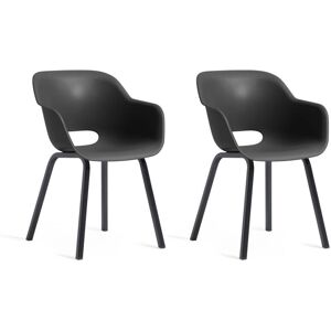 Keter Noa Garden Chair - Metal Legs, Comfortable, Easy to Clean - Garden Chair Keter Noa Garden Chair - Metal Legs, Comfortable, Easy to Clean - Garden Chair