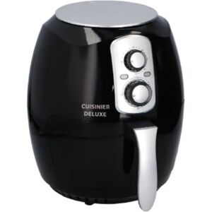 Friteuse à Air Cuisinier Deluxe - 3,6L - 80-200°C - 60 Min - 1400W - Publicité Friteuse à Air Cuisinier Deluxe - 3,6L - 80-200°C - 60 Min - 1400W - Publicité