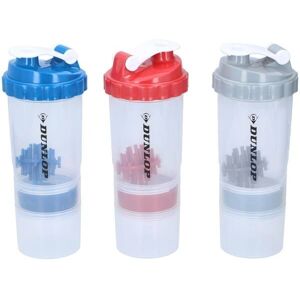 Dunlop Shaker 550ml avec Rangement - Bouteille d'eau - Publicité Dunlop Shaker 550ml avec Rangement - Bouteille d'eau - Publicité