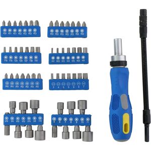 Ensemble de 58 pièces tournevis et embouts avec extension flexible - Publicité Ensemble de 58 pièces tournevis et embouts avec extension flexible - Publicité