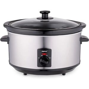 Alpina Slow Cooker - Wit - Traagkoker Alpina Slow Cooker - Wit - Traagkoker