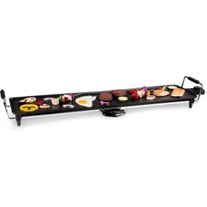 Alpina Elektrische Grillplaat - Verstelbare Thermostaat - XL 87x23cm - Voor 8-10 Personen Alpina Elektrische Grillplaat - Verstelbare Thermostaat - XL 87x23cm - Voor 8-10 Personen