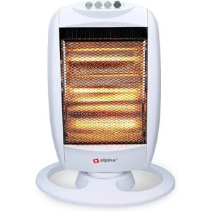 Chauffage halogène portable Alpina 1200W - 3 niveaux de chaleur - Publicité Chauffage halogène portable Alpina 1200W - 3 niveaux de chaleur - Publicité